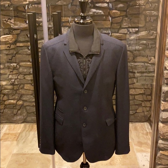STRELLSON dark navy blue size large jacket - Picture 2 of 4